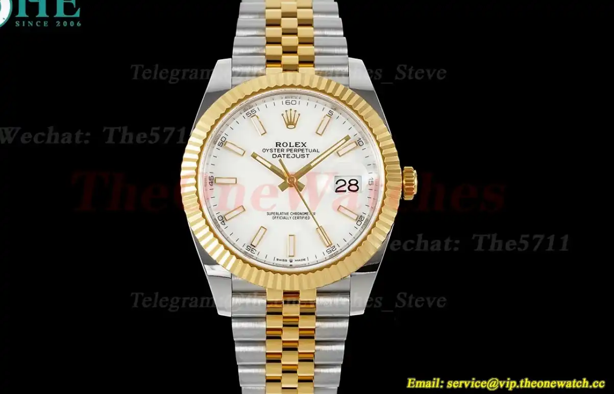 Datejust 41mm 126333 Jub YG SS White Dial ARF SH3235