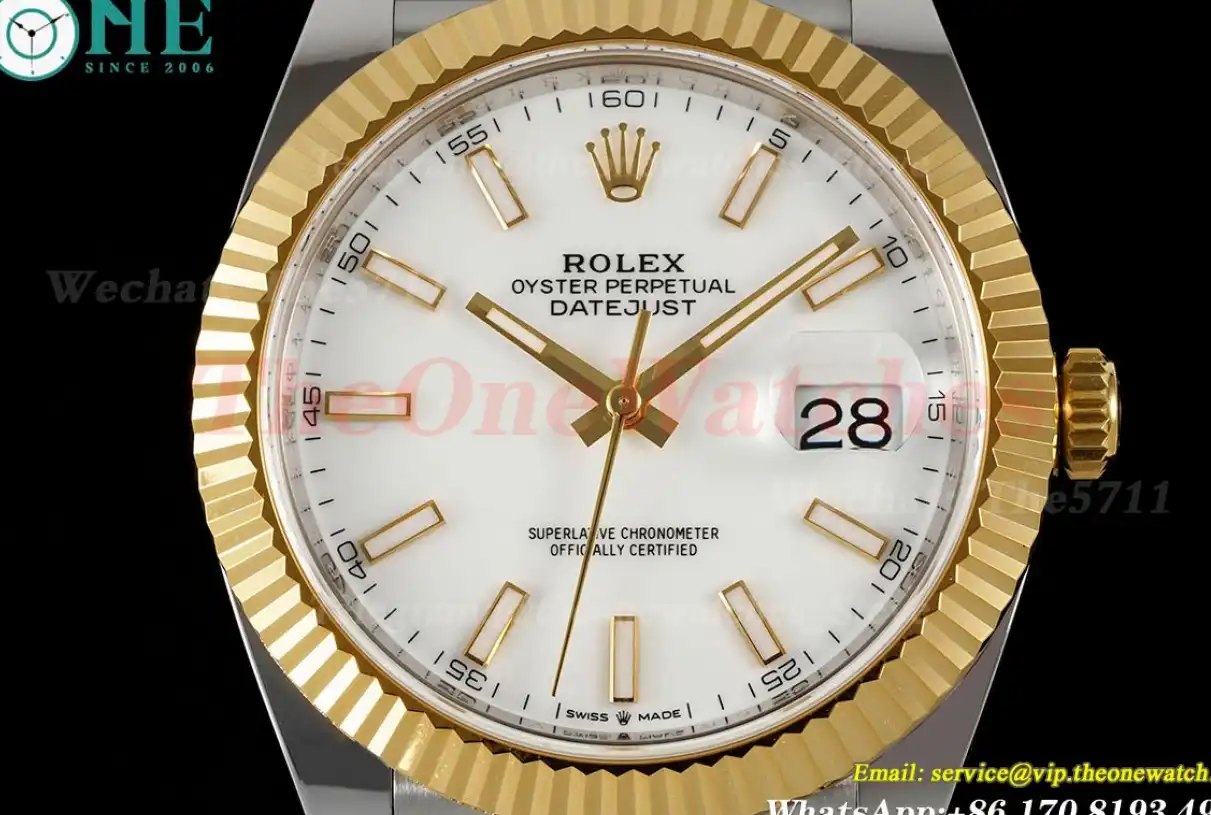 Datejust 41mm 126333 Jub YG SS White Dial ARF SH3235