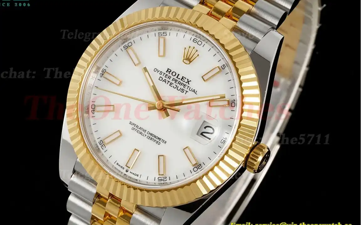 Datejust 41mm 126333 Jub YG SS White Dial ARF SH3235