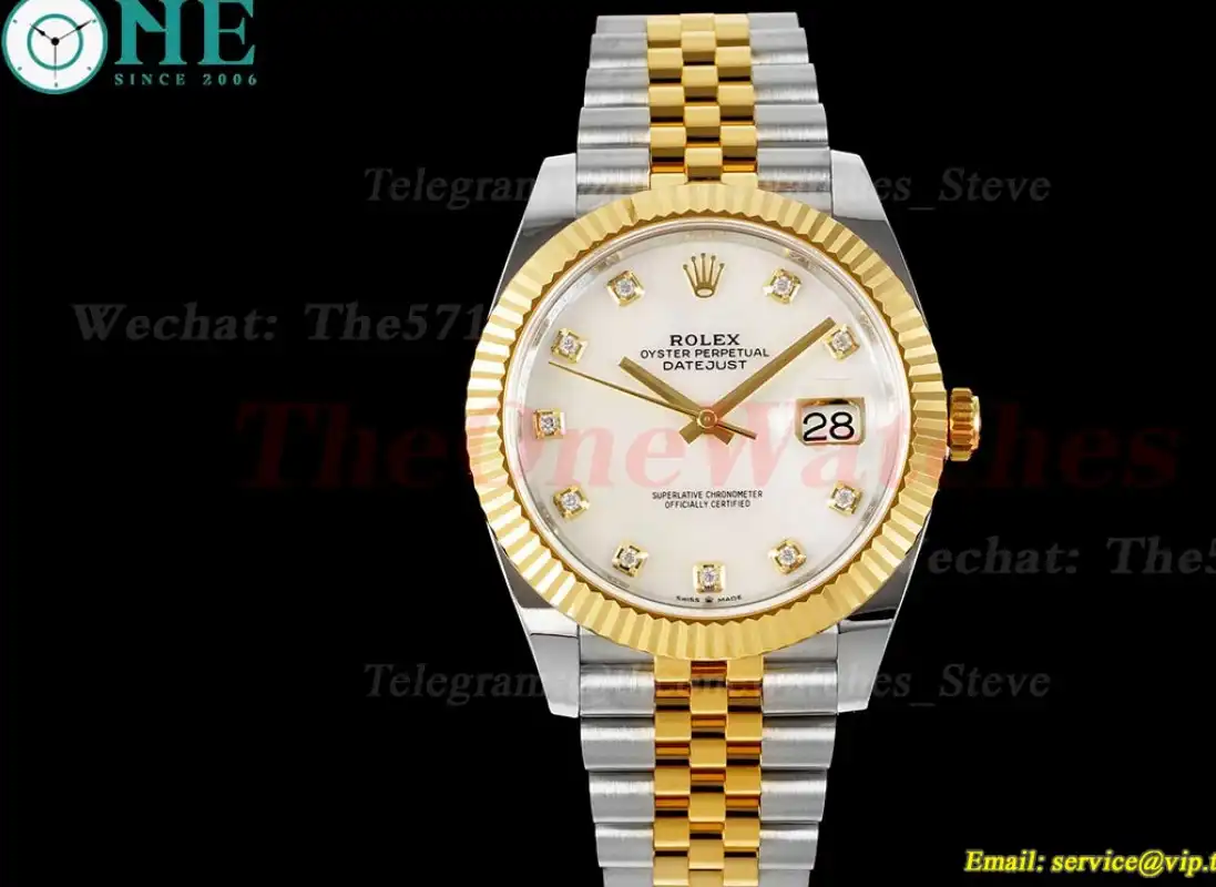 Datejust 41mm 126333 Jub YG SS Mop Dia ARF SH3235