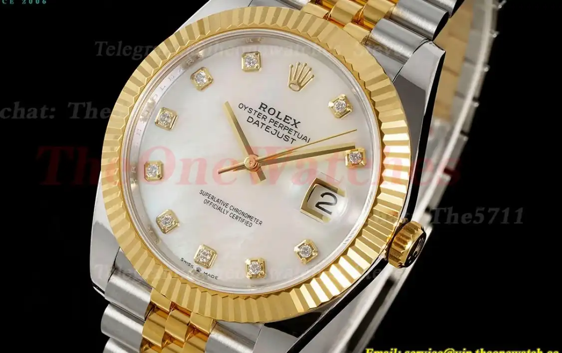 Datejust 41mm 126333 Jub YG SS Mop Dia ARF SH3235