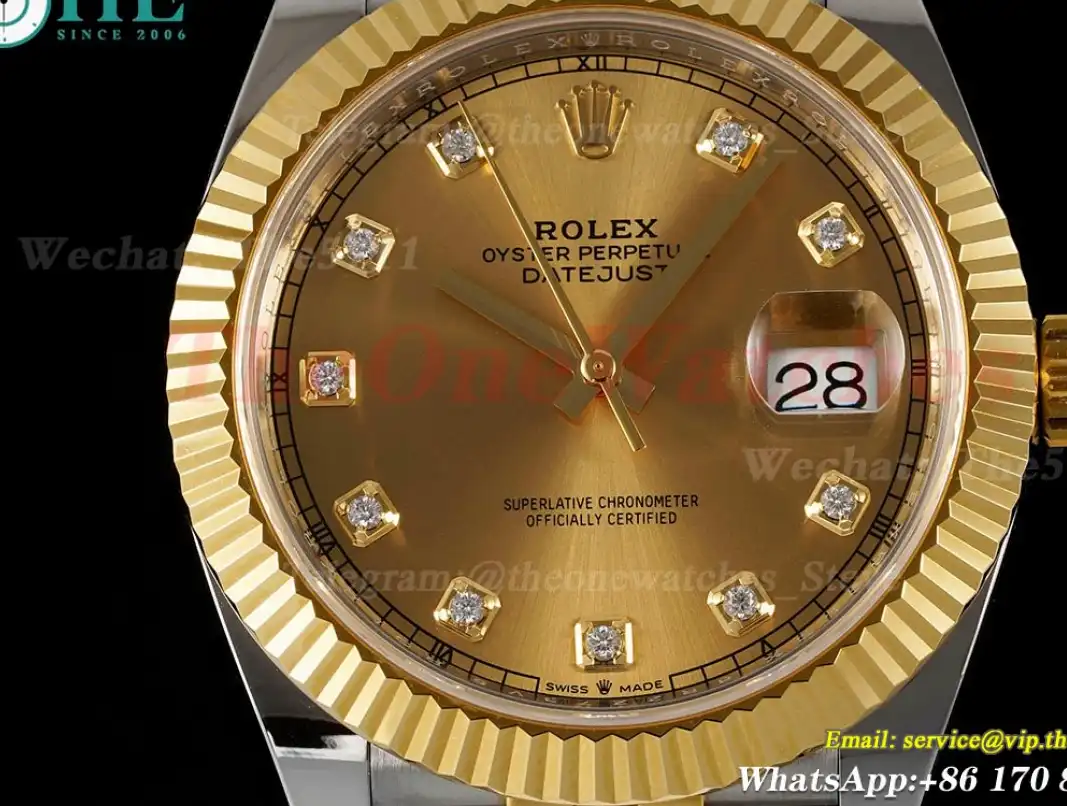 Datejust 41mm 126333 Jub YG SS Gold Dia ARF SH3235