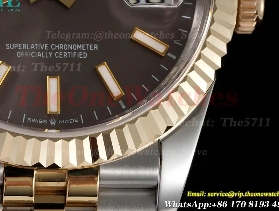 Datejust 126233 36MM Jub 904L Brown Stk YG SS Wrapped GMF A2836