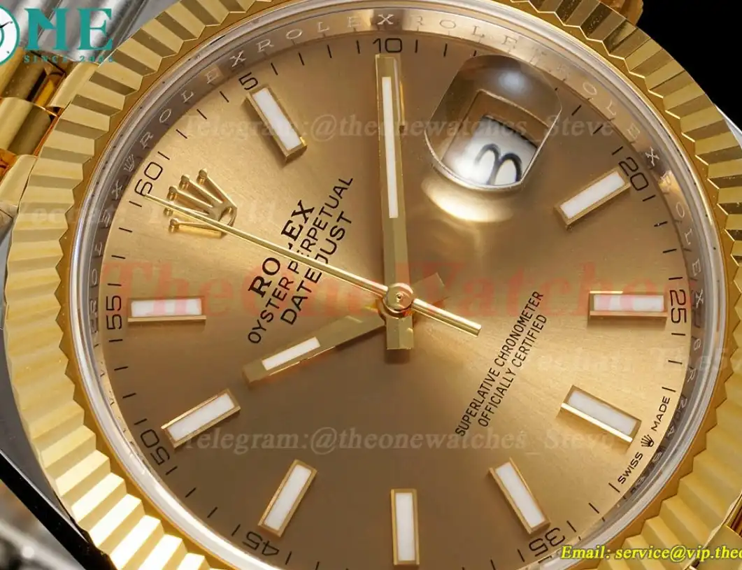 Datejust 41mm 126333 Jub YG SS Gold Dial ARF SH3235