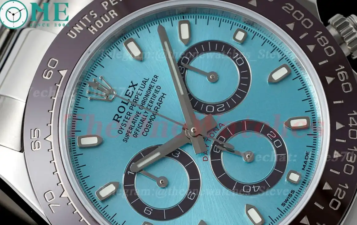 Daytona 116506 904 SS SS Ice Blue Dial EWF A7750