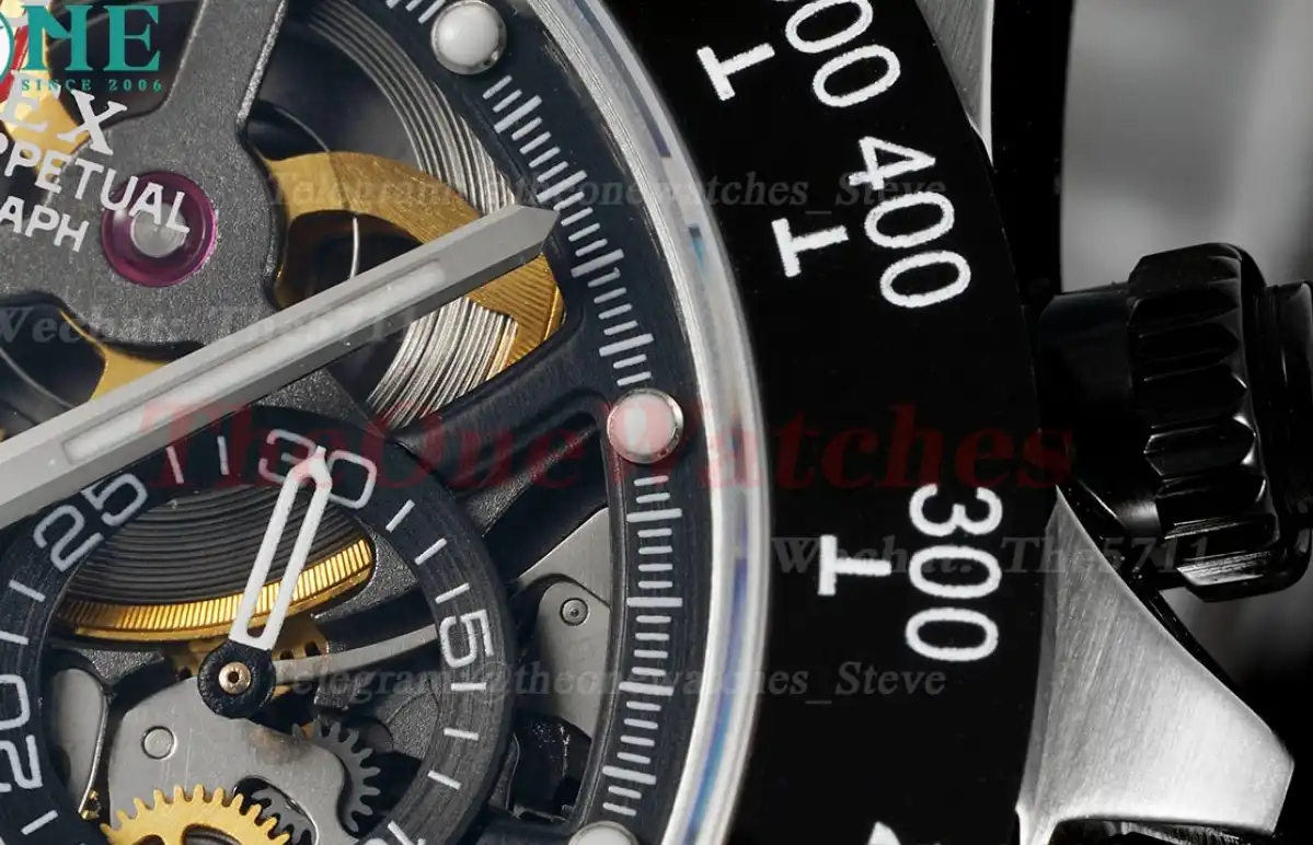 Daytona Rubens Barrichello Ed 40MM SS SS Skeleton Dial Sonic SA4130