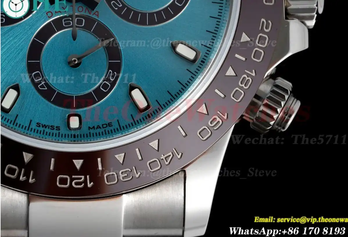 Daytona 116506 904 SS SS Ice Blue Dial EWF A7750