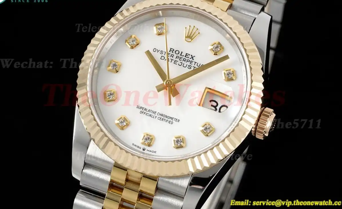 Datejust 126233 36MM Jub 904L Mop Dia YG SS Wrapped GMF A2836