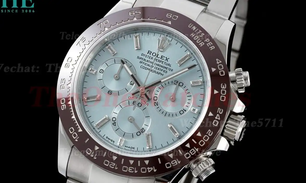 Daytona 116506 904 SS SS Diamond Ice Blue Dial EWF A7750