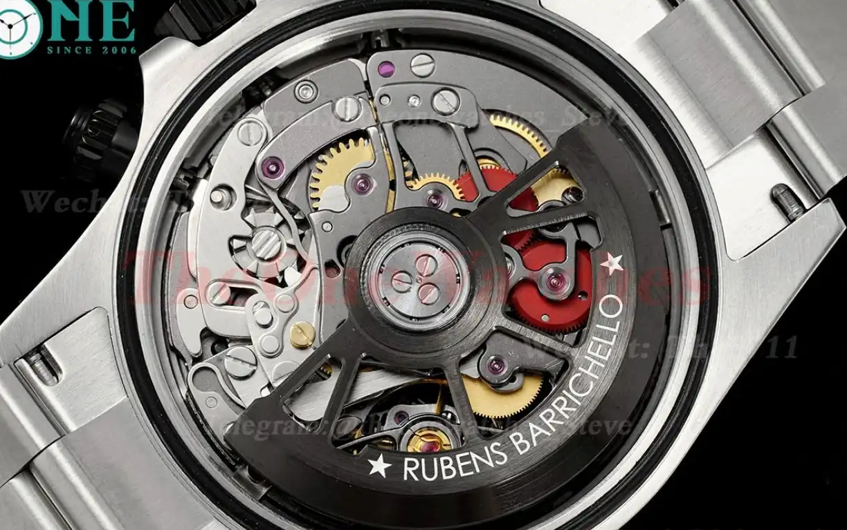 Daytona Rubens Barrichello Ed 40MM SS SS Skeleton Dial Sonic SA4130