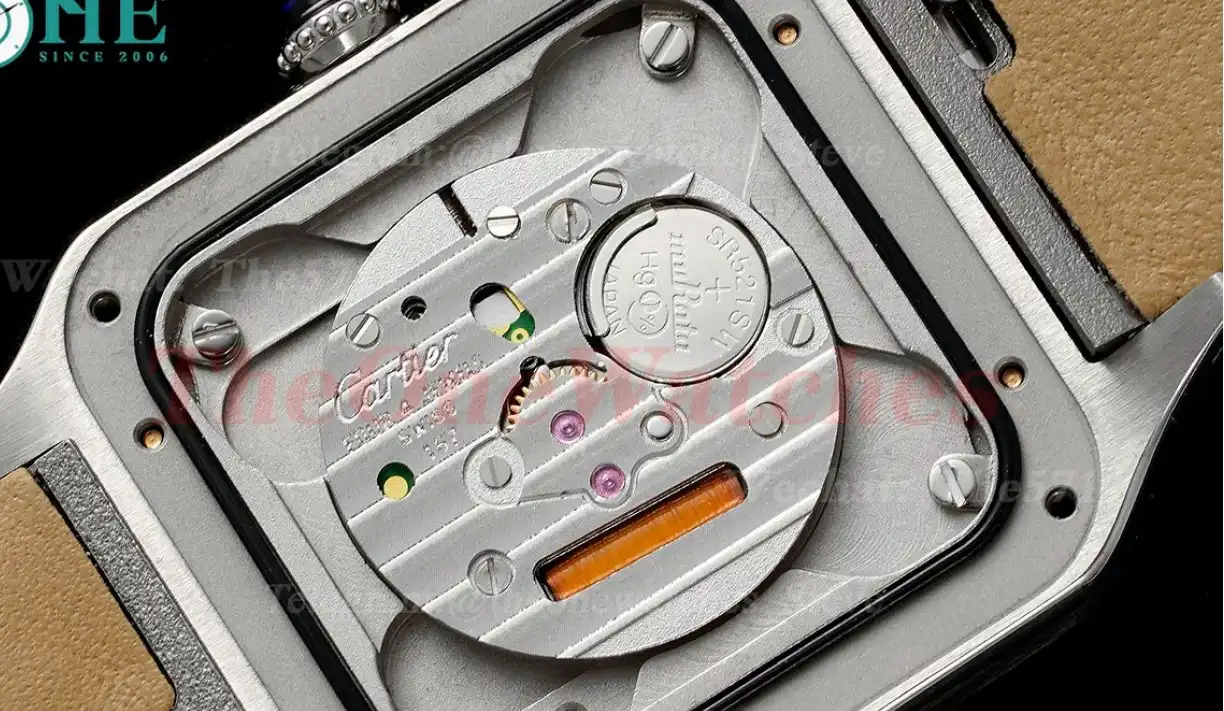 Santos Dumont Grey RG LE Silver Dial AF Quartz