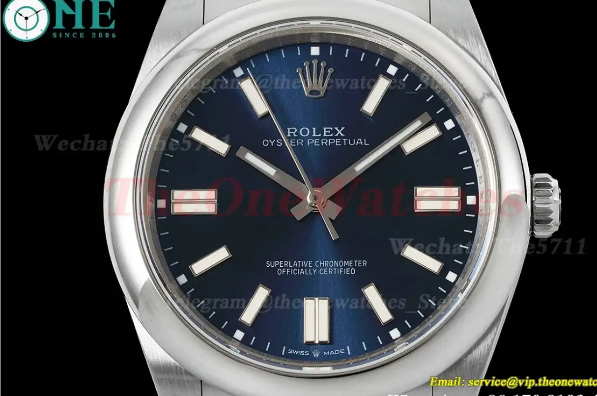 Oyster Perpetual 124300 41mm SS SS Blue Dial DIWF A3230