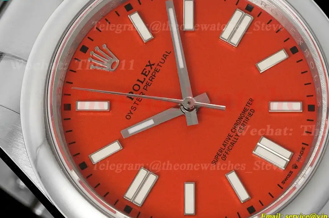 Oyster Perpetual 124300 41mm SS SS Red Dial DIWF A3230