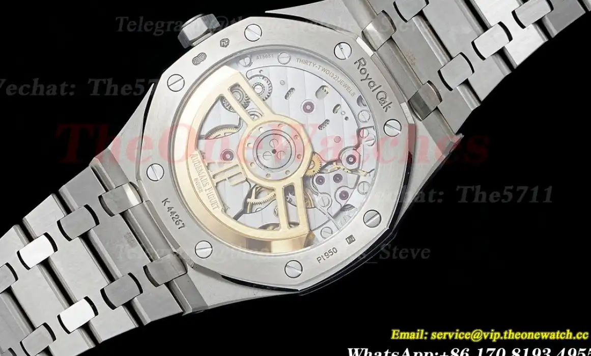 Royal Oak 15510 41mm Frosted SS SS White Dial APSF A4302 Super Clone