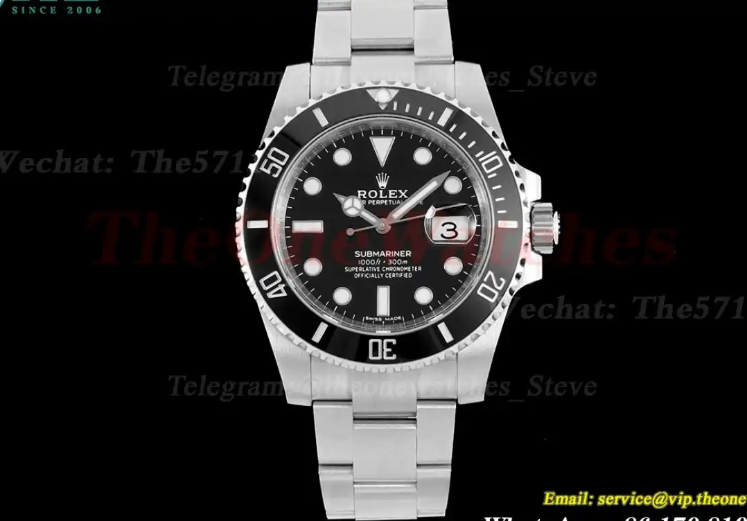 Submariner 116610LN 40mm SS SS Black Stk C+F VS3135