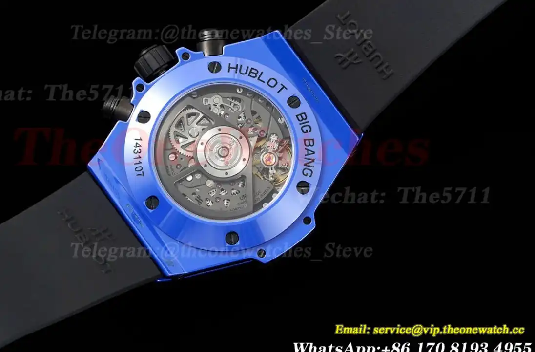 Big Bang Unico 42mm Blue Magic Ceramic RU Skeleton dial BBF A1280