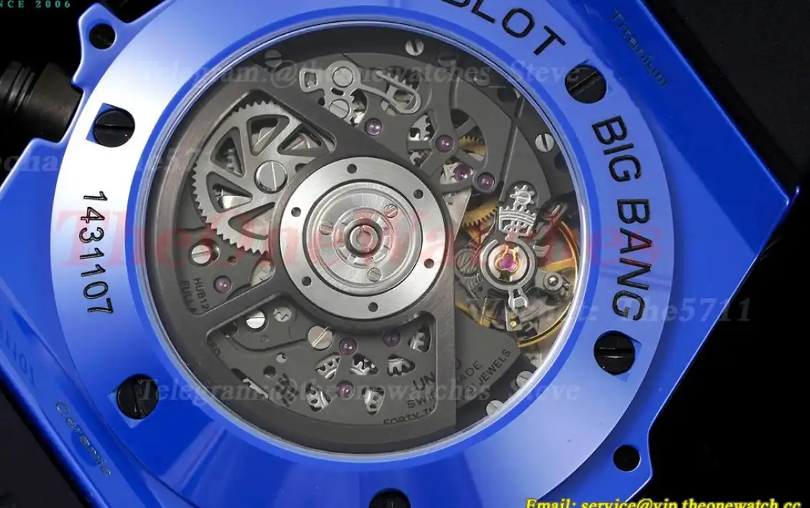 Big Bang Unico 42mm Blue Magic Ceramic RU Skeleton dial BBF A1280