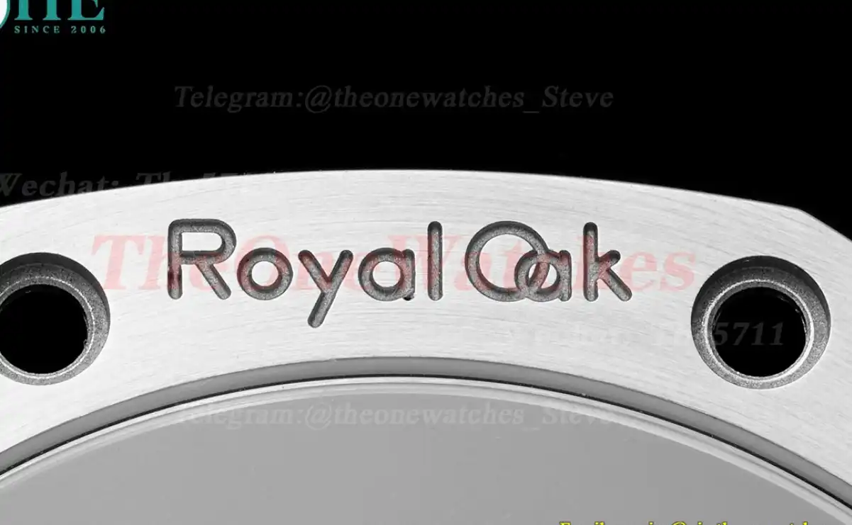 Royal Oak 15510 41mm Frosted SS SS Black Dial APSF A4302 Super Clone