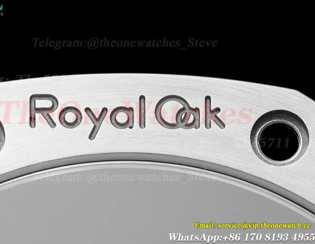 Royal Oak 15510 41mm Frosted SS SS White Dial APSF A4302 Super Clone