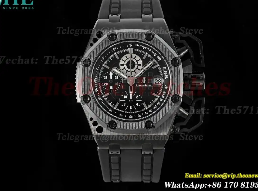 Offshore Survivor Limited Ed 42mm Ti CER RU Black Dial IPF A7750