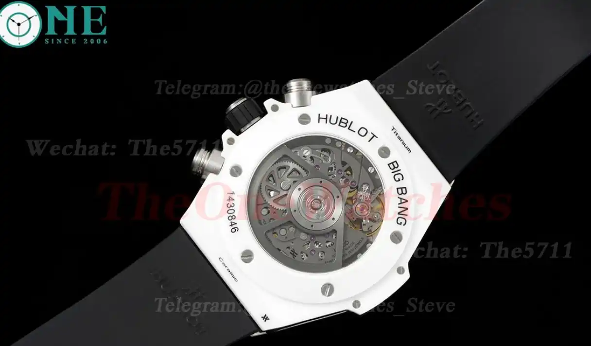 Big Bang Unico 42mm White Ceramic RU Skeleton Dial BBF HUB1280