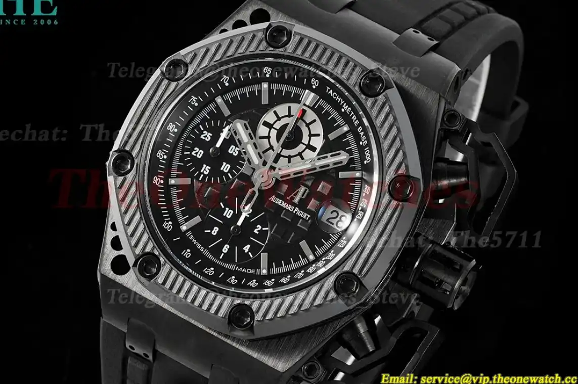 Offshore Survivor Limited Ed 42mm Ti CER RU Black Dial IPF A7750