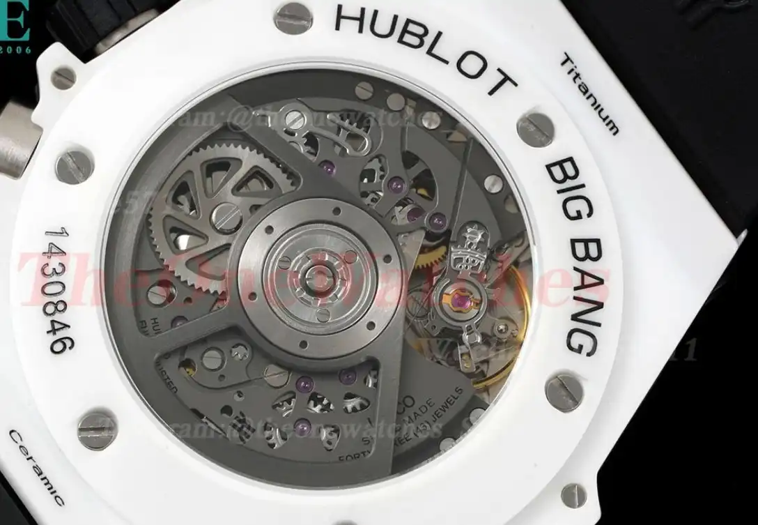 Big Bang Unico 42mm White Ceramic RU Skeleton Dial BBF HUB1280