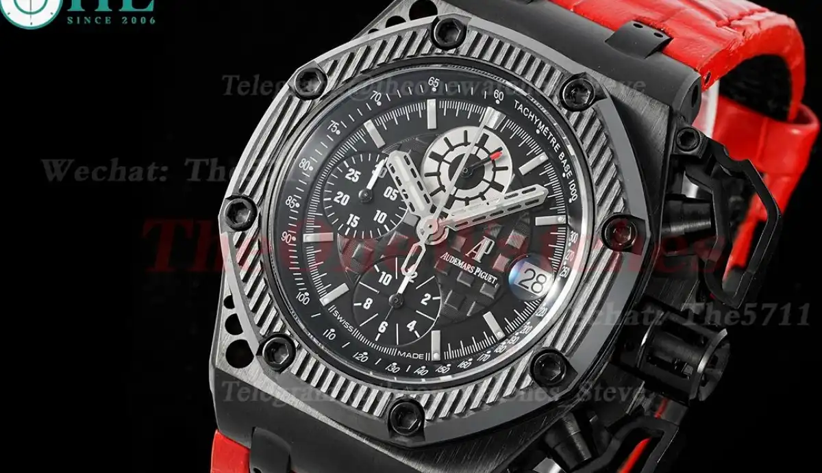 Offshore Survivor Limited Ed 42mm Ti CER LE Black Dial IPF A7750