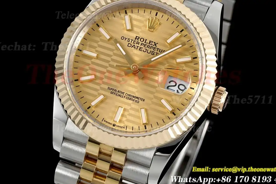 Datejust 126233 36MM Jub 904L Gold Stk YG SS Wrapped GMF VR3235