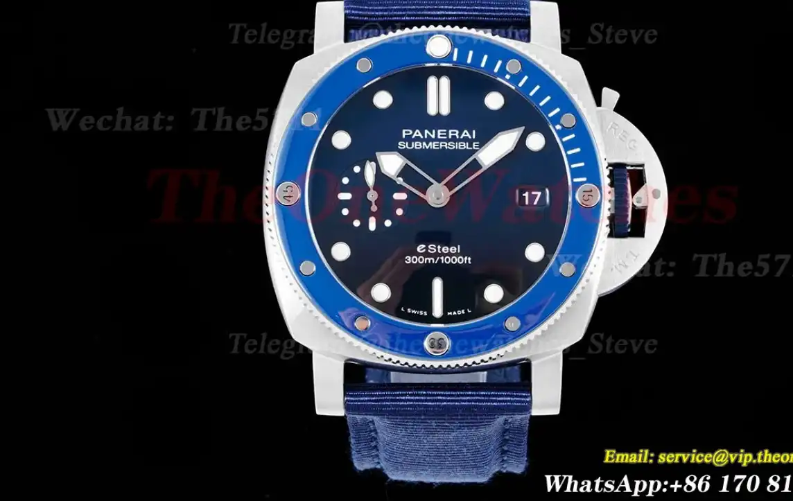 Submersible PAM1289 44mm SS NY Blue Dial VSF P900