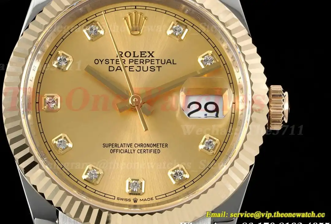 Datejust 126233 36MM Jub 904L Gold Dia YG SS Wrapped GMF VR3235