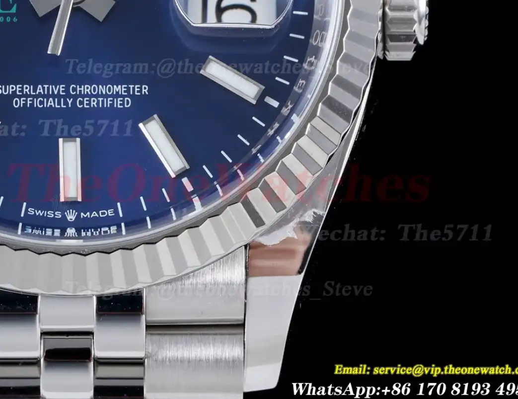 Datejust 126234 36mm Jub SS SS Blue Stk Clean SH3235