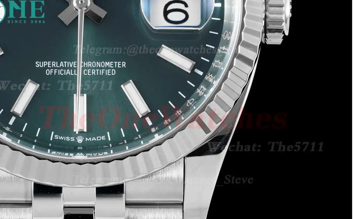 Datejust 126234 36mm Jub SS SS Green Stk Clean SH3235