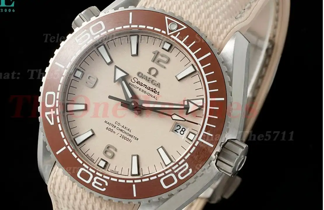 Seamaster 600M 43.5mm SS RU Beige Dial VSF A8900 Super Clone