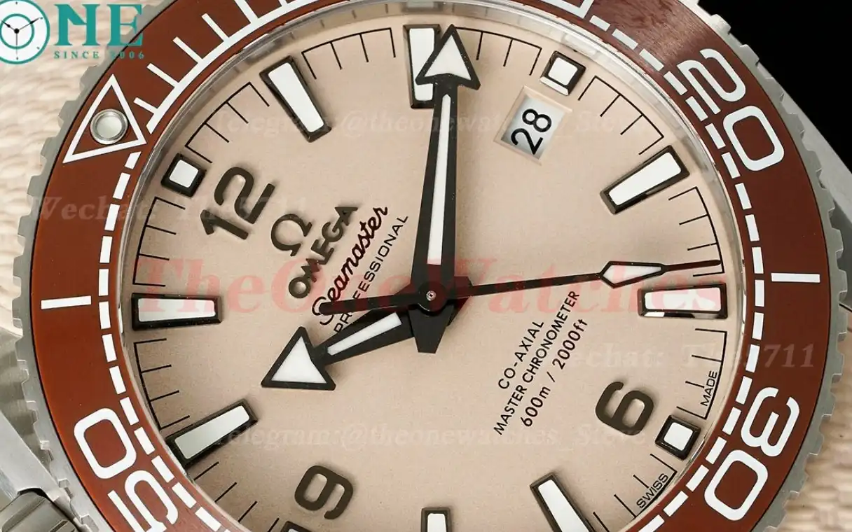 Seamaster 600M 43.5mm SS RU Beige Dial VSF A8900 Super Clone