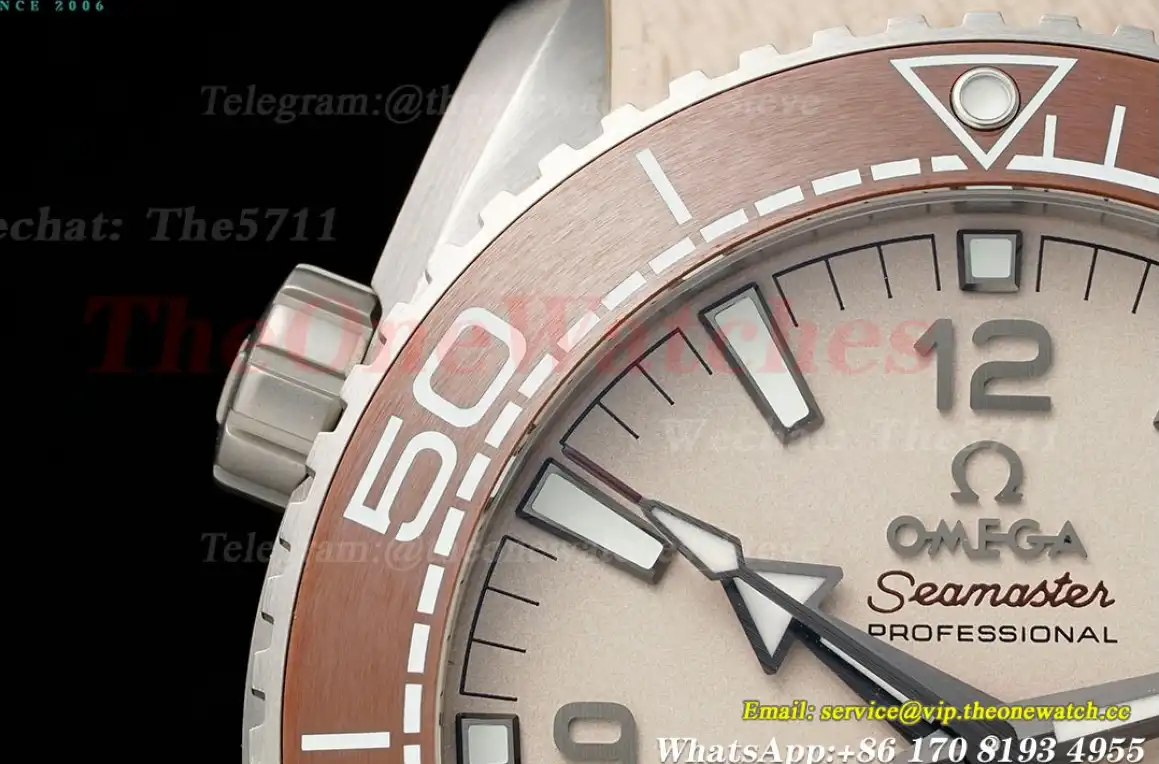 Seamaster 600M 43.5mm SS RU Beige Dial VSF A8900 Super Clone