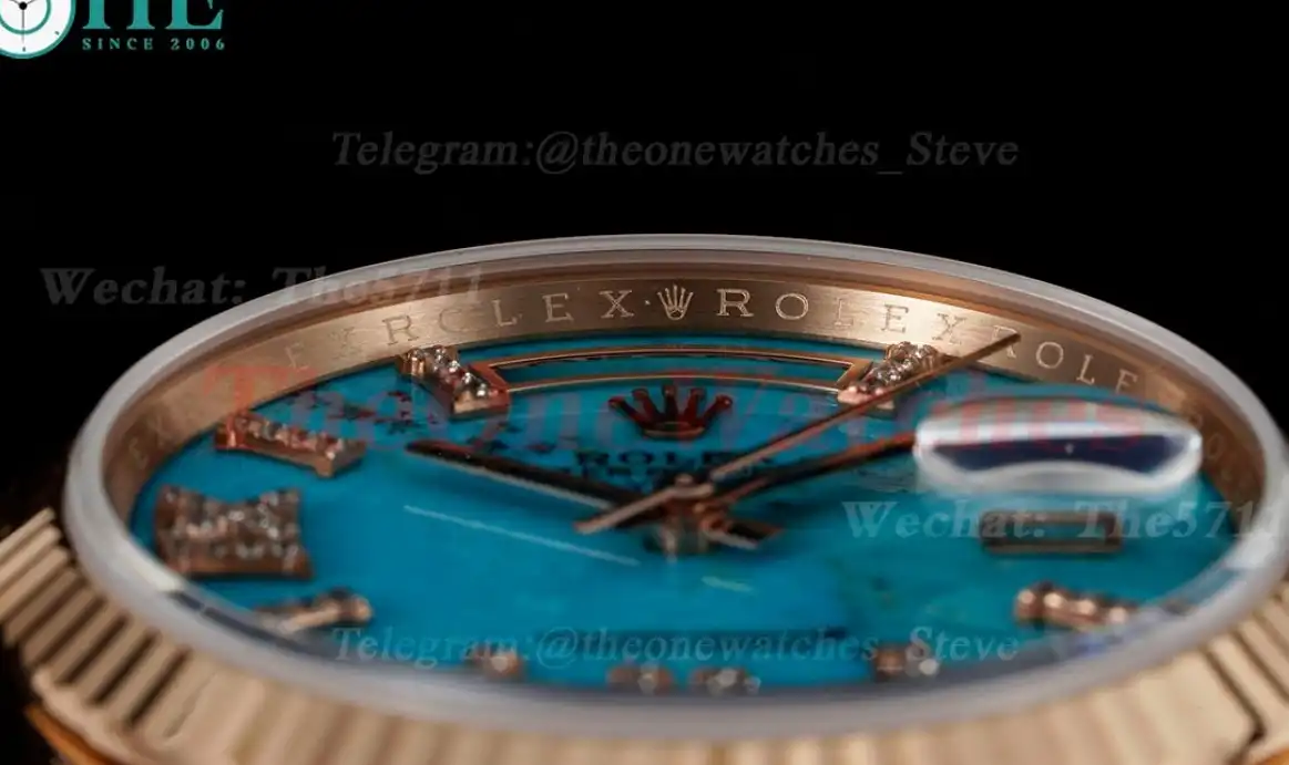 DayDate 36mm RG RG Pres Turquoise Dial RAF A2836