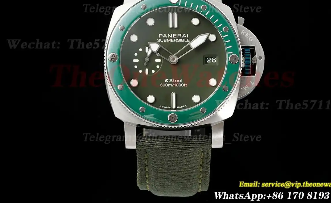 Submersible PAM1287 44MM SS NY Green Dial TTF P900