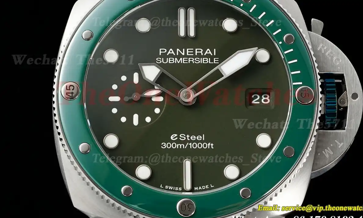 Submersible PAM1287 44MM SS NY Green Dial TTF P900