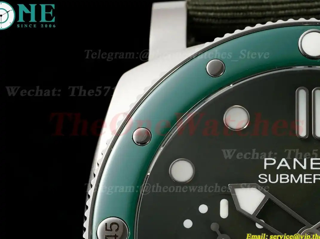 Submersible PAM1287 44MM SS NY Green Dial TTF P900