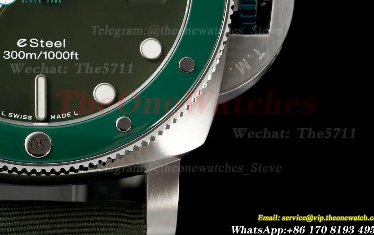 Submersible PAM1287 44MM SS NY Green Dial TTF P900