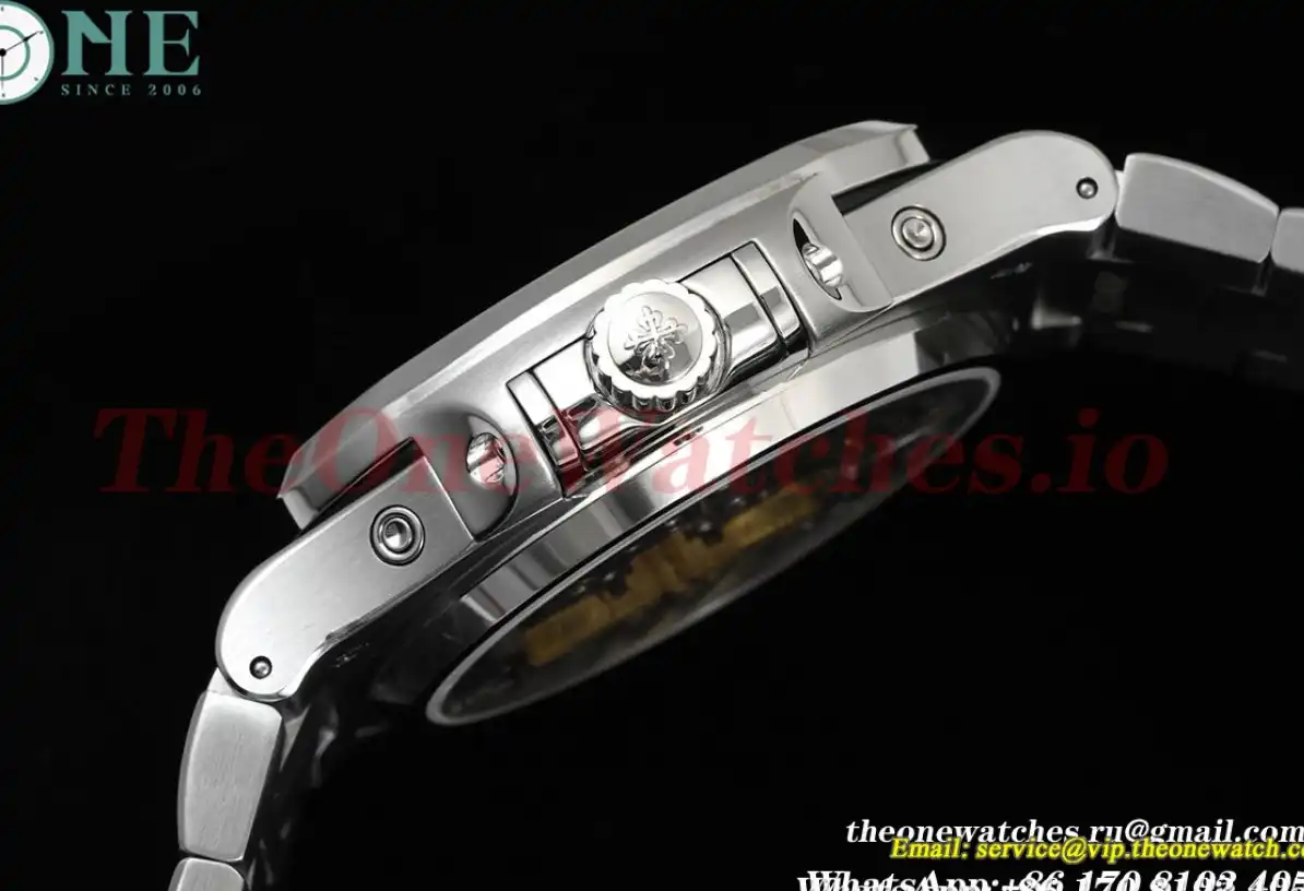 Nautilus 40mm 5740 SS SS White Stk diamonds GRF A240