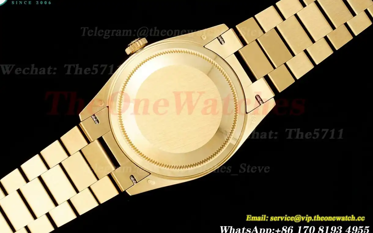 DayDate 36mm YG YG Dia Pres Tiger’s Eye Dial RAF A2836