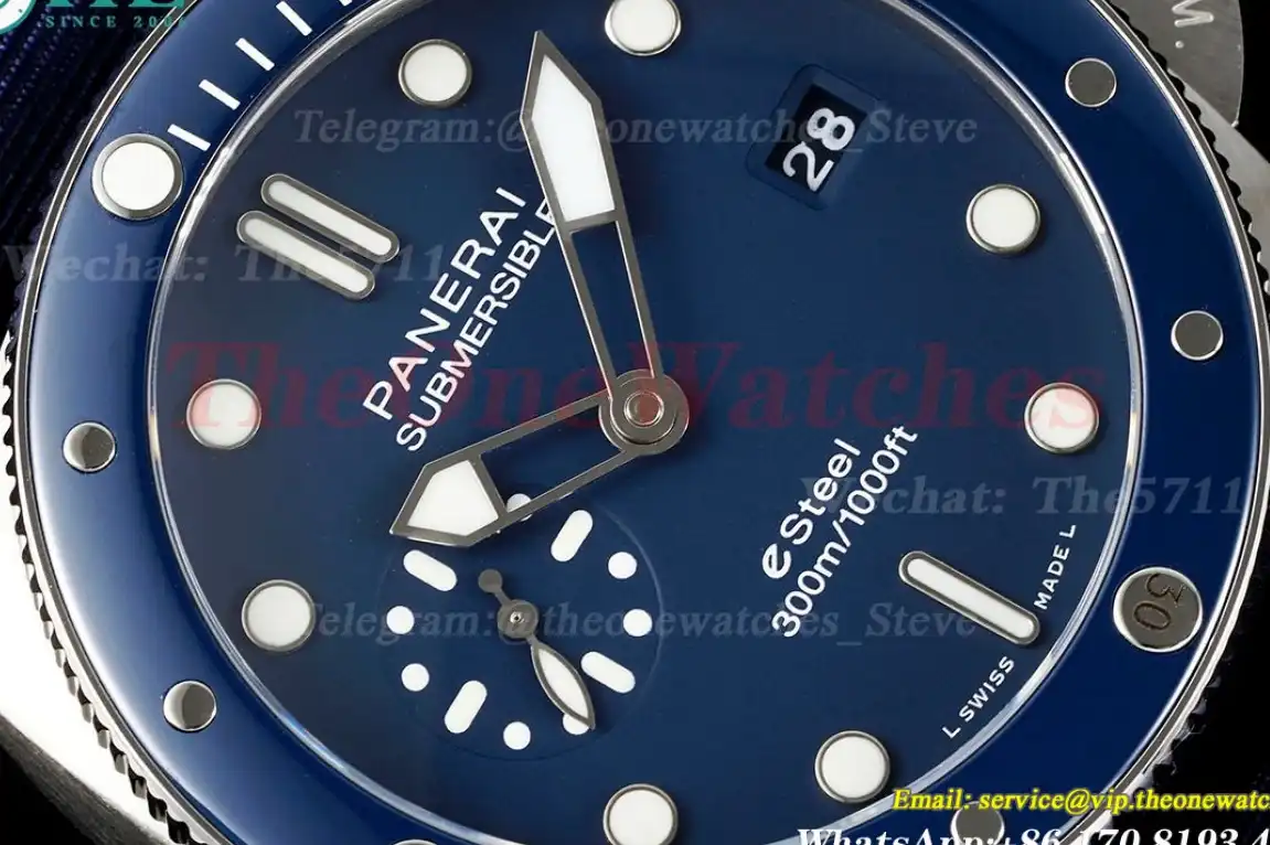 Submersible PAM1289 44MM SS NY Blue Dial TTF P900