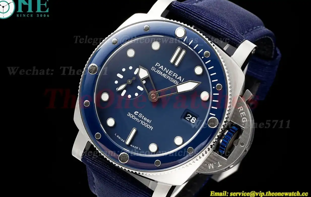 Submersible PAM1289 44MM SS NY Blue Dial TTF P900