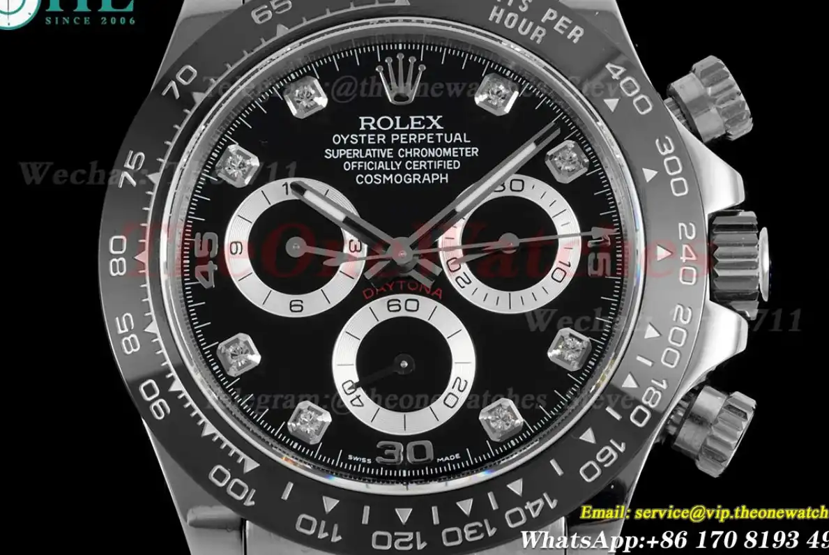 Daytona 116519 40mm SS SS Black Dia QF SA4130 V2