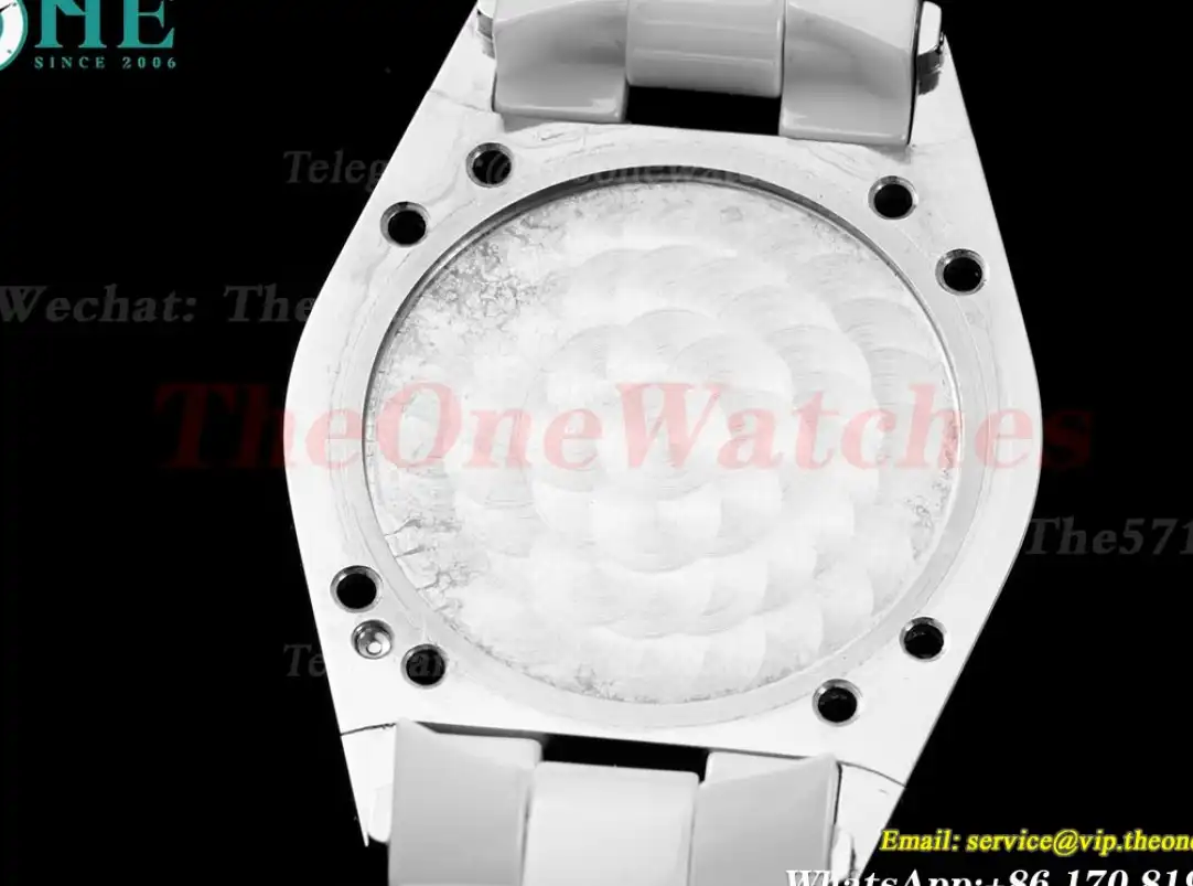 J12 Ladies 33mm Ceramic Cer White Dia XF Swiss Quartz