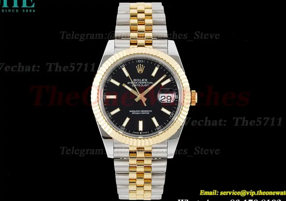 Datejust 126333 41mm SS YG Black Stk GMF VR3235