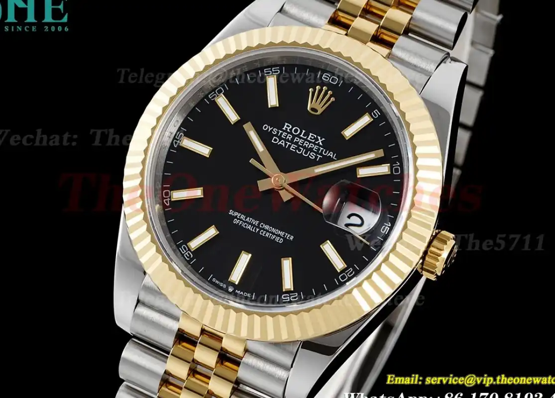 Datejust 126333 41mm SS YG Black Stk GMF VR3235