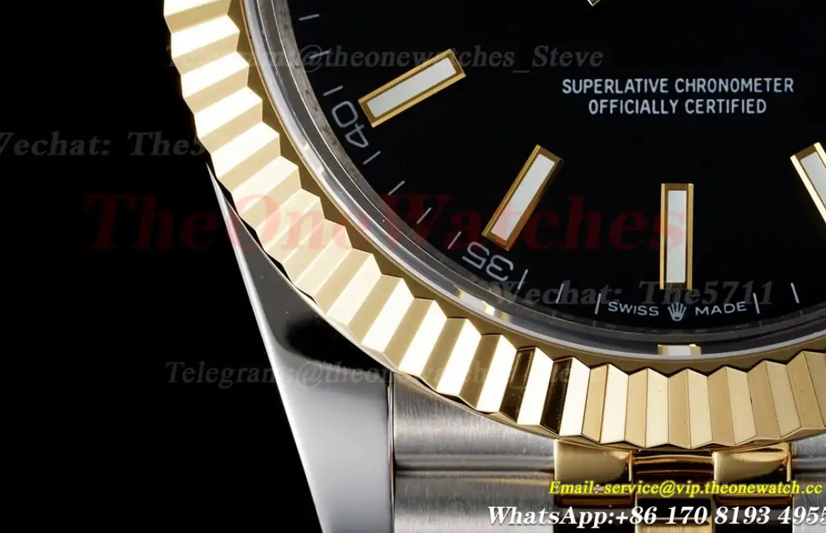 Datejust 126333 41mm SS YG Black Stk GMF VR3235